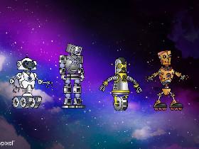 Galaxy dancing robots