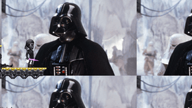 Darth Vader vs Luke Skywalker and Friends
