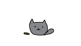 Cat Eats Cookie