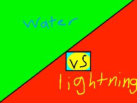 water vs lightning 1