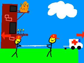 Fire Safety level 1 1 1 1 1 but The firemen bounce off the edges. by Sebastian Carpenter with bugs were sorry