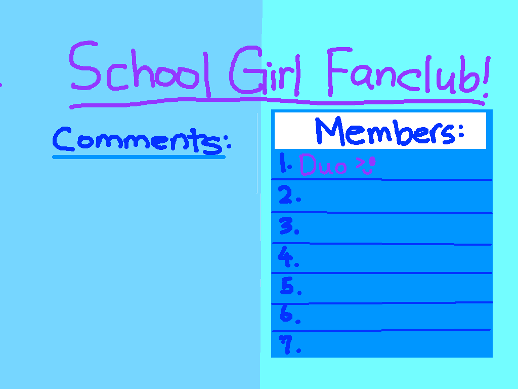 School Girl Fanclub 1 1 1 1 1 1 1 1