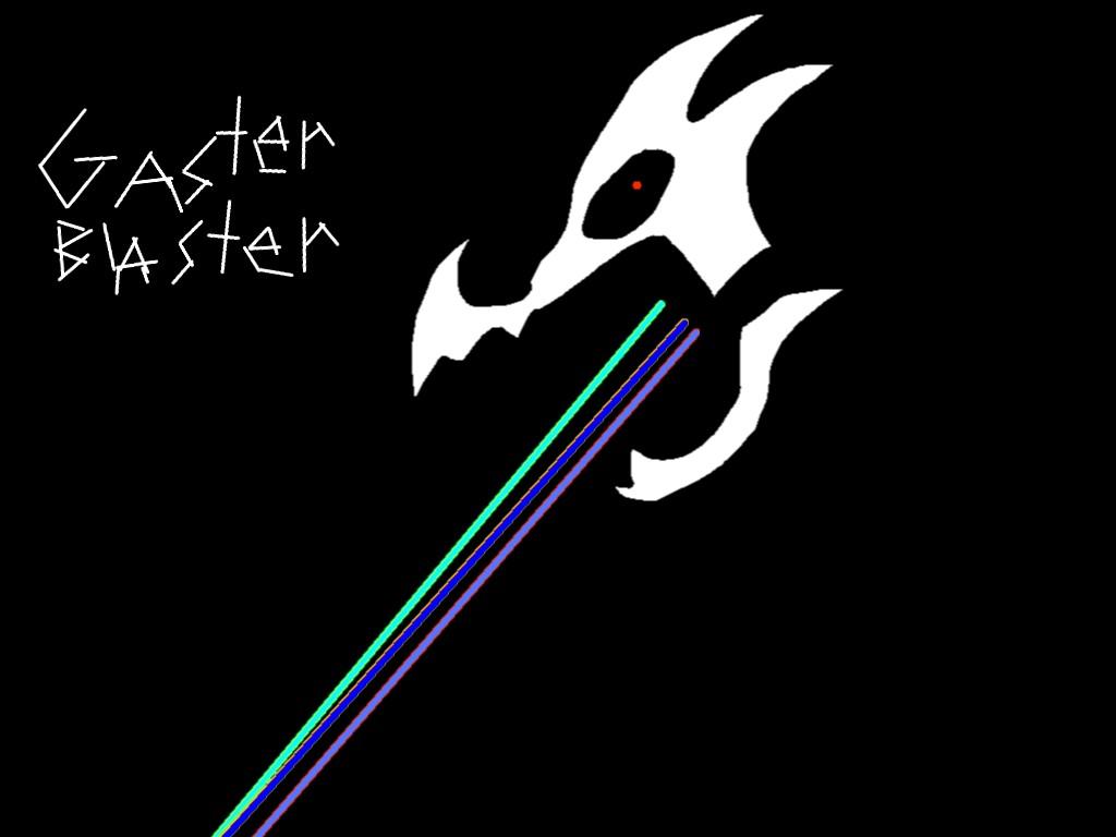 Gaster blaster animation