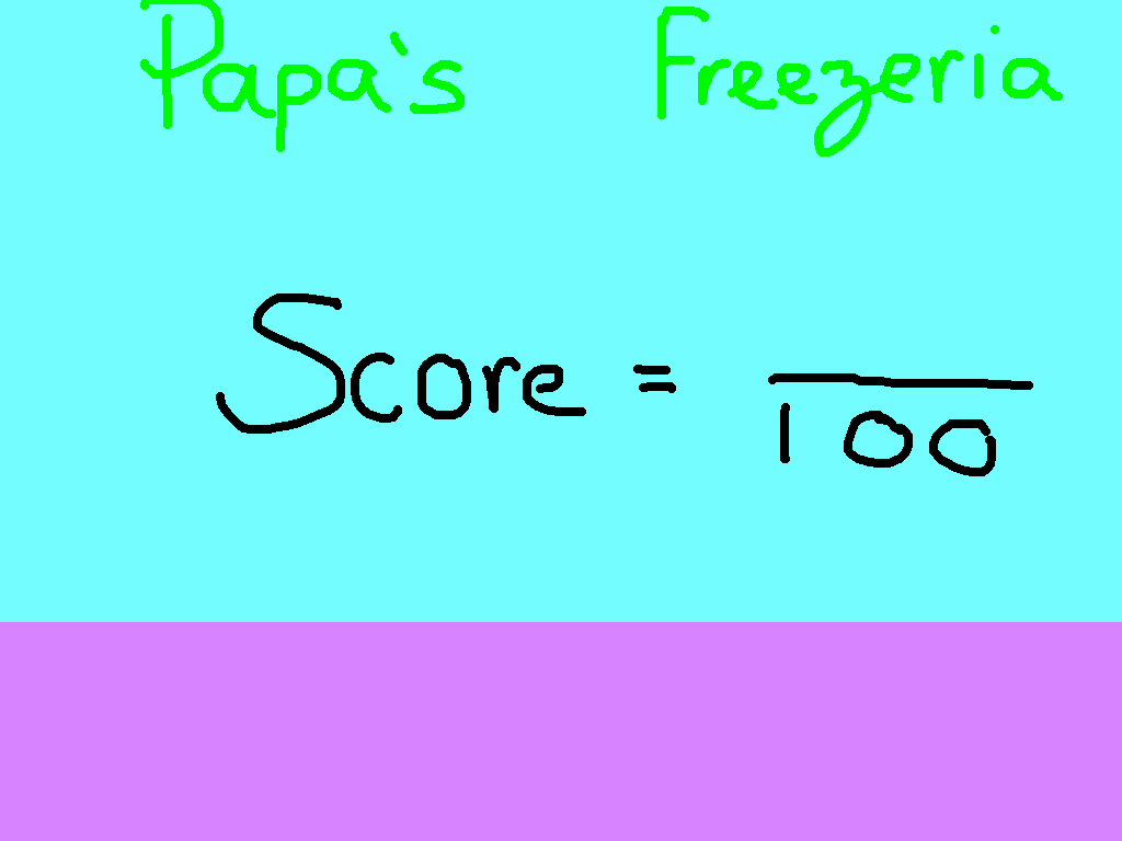 Papa's Freezeria 