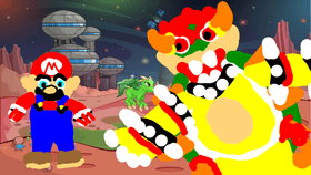 Mario vs. Bowser - A Fight Calamity (Remix) (Also Touch Mario For Asking Name&Help)