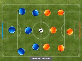 blue vs red soccer