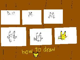how to draw: Pikachu from Pokèmon.
