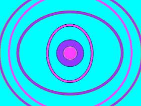 pink, purple, and teal optical illusion