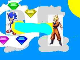 Super Sonic vs  Goku