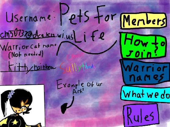 PetsForLife Club Form(I Want to join)🙂