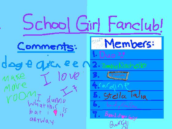 School Girl Fanclub 1 1 1 1 1 1 1 1
