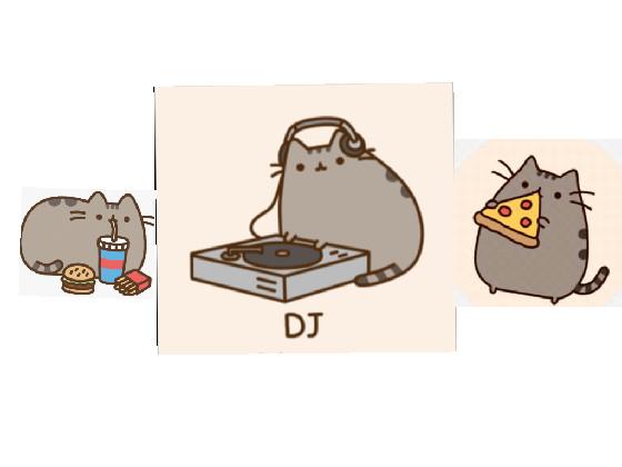 Pusheen plays Catchy tune.