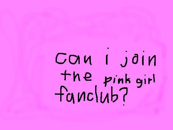 To pink girl