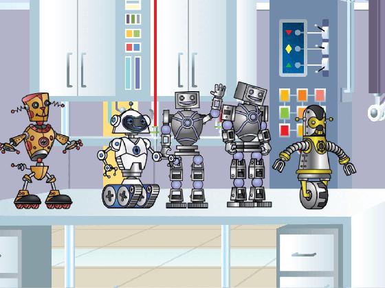 robot dance party!