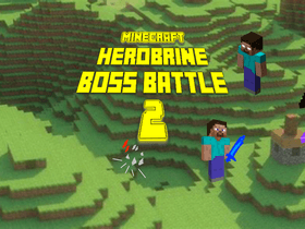 minecraft herobrine boss battle 2