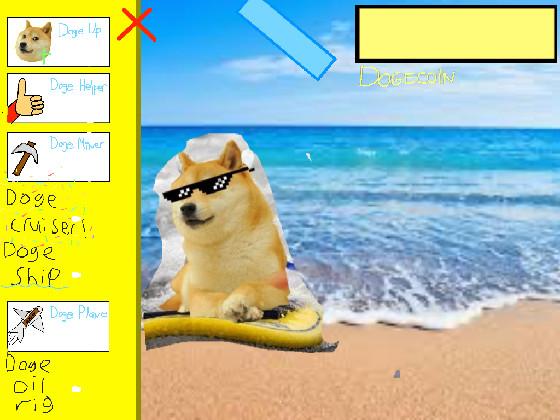 Doge Clicker beach edition!
