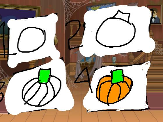 How to draw a pumpkin