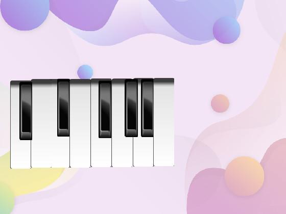 Play the drums that looks like a piano