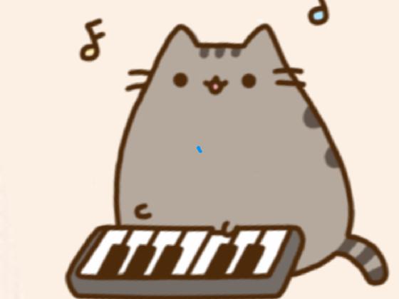 Cat Plays Piano 1