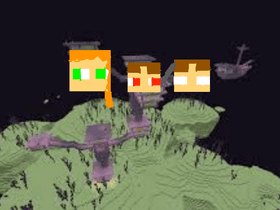 Minecraft Ender Dragon Battle