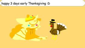 Happy slightly early thanksgiving :D
