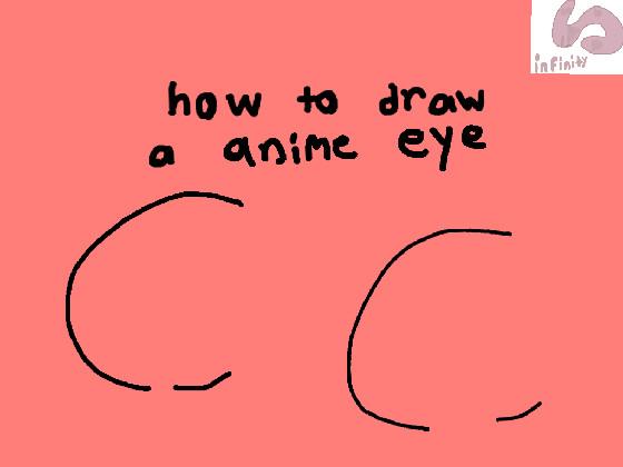 how draw a anime eye 1