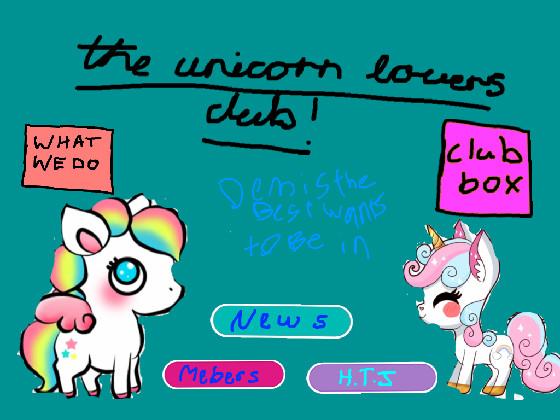the unicorn lovers club! 🦄 - copy 1