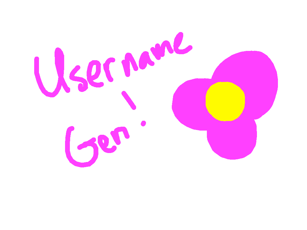 Username Generator!  1