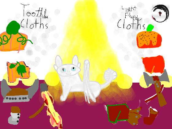 Toothless/Lightflury Dress Up 1
