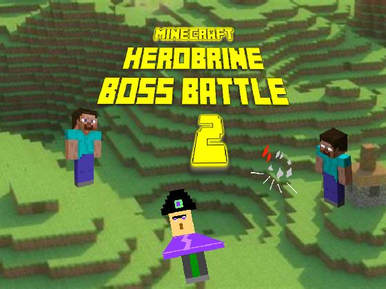 minecraft herobrine boss battle 2  1h 1