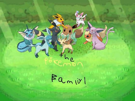The Pokémon family