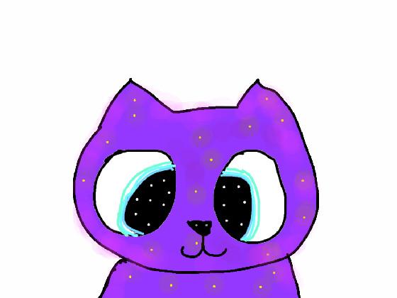 How to draw galaxy cat/ Candi Vedas Oc