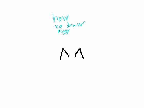 how to draw Piggy