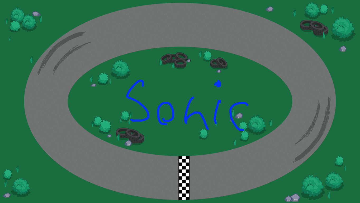 sonic race car