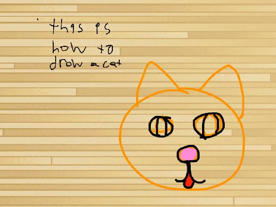 how to drow a cat