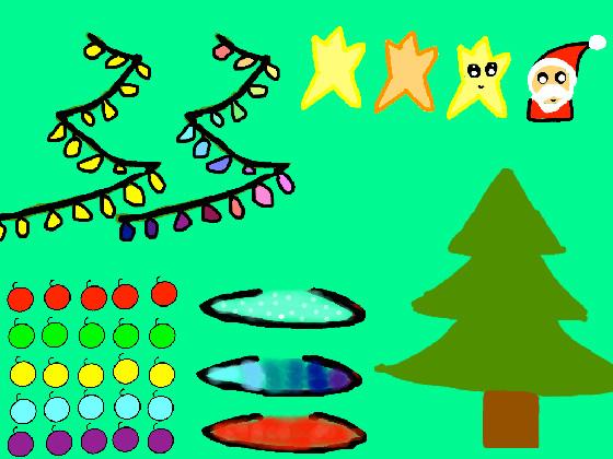 Decorate a christmas tree