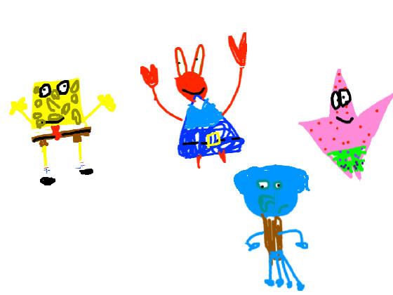 mr. crabs and his friends