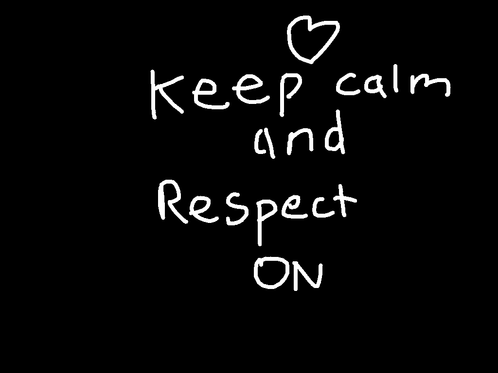 Respect, Pass it on