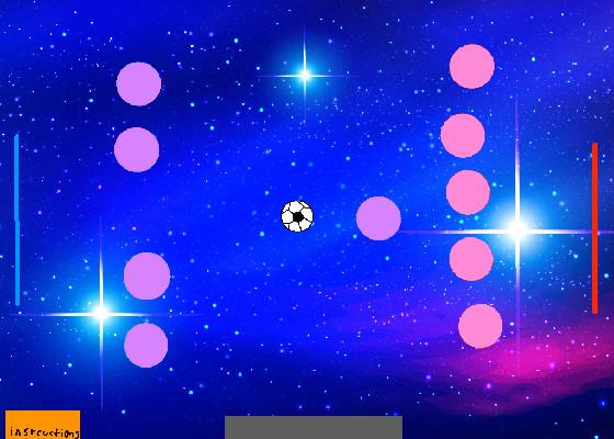 2 player soccer game Pink vs Purple 1 2