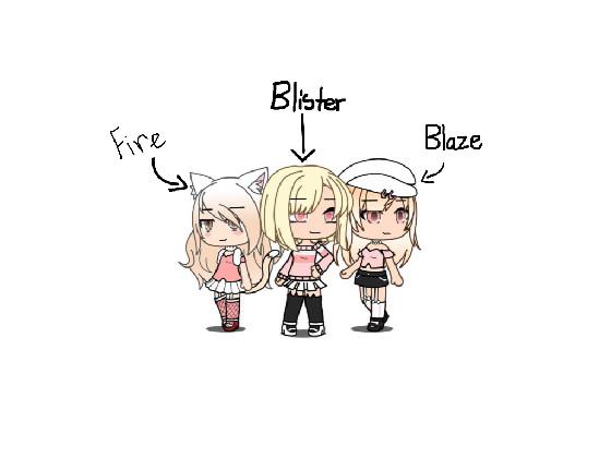 Wings Of Fire Blister,Blaze,and Burn in Gacha Life! 1