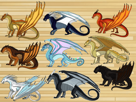 My Wings of Fire Characters!