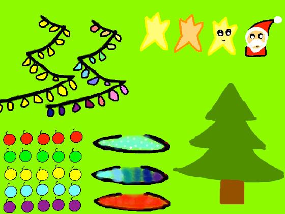 Decorate a christmas tree 1