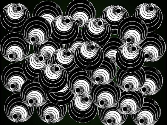 Rolling spheres Illusion