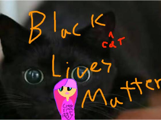 BLACK LIVES MATTER! DON’T LEAVE CATS OUT!
