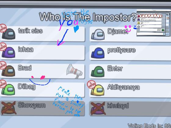 Vote the imposter now