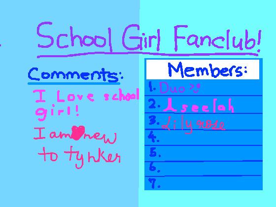 School Girl Fanclub 1 1 1