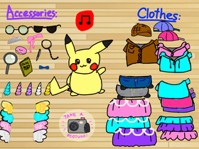 Pikachu Dress-up!  Music Fixed!!!!