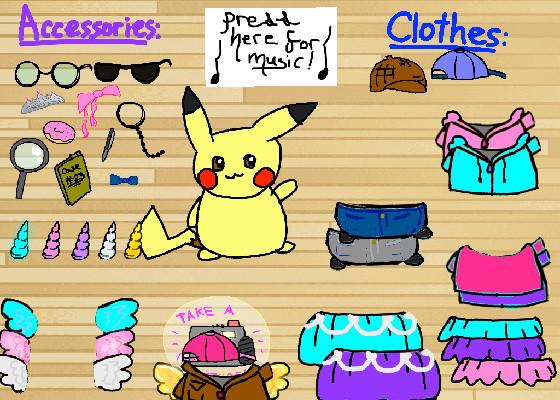 Pikachu Dress-up!  (Music fixed)