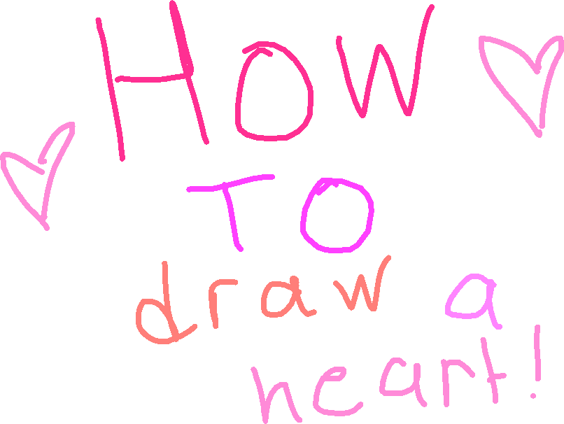 How to draw a heart~💖