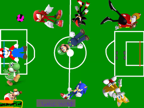 2-Player mario and sonic soccer